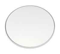 VICASKY Espejo de Baño en Material Acrílico con Aumento 30x y Ventosa de Succión Fácil Instalación y Amplio Campo de Visión Color Plata
