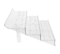 VICASKY Expositor de Supermercado Verduras de en Refrigerados Mostradores Escalonado Transparente Abs Diseño Multilayer y Fácil Montaje para Frutas