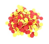 VICASKY Fichas De Matemáticas Redondas 200 Unidades Dos Colores Fabricadas En Eva para Estudiantes En Actividades Prácticas Escolares