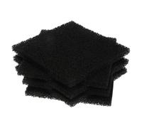 VICASKY Filtro de carbón desodorante para cubo de basura cuadrado, pack de 6 unidades, material esponja filtrante, elimina olores desagradables en cocina