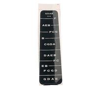 VICASKY Finger Guide Pegatinas 10 Piezas Violín Pegatinas Diapasón Pantalla Negro para estudiantes de violín