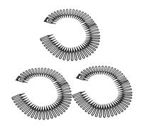 VICASKY Flexible Diademas Elásticas Diadema Círculo Odontología Pelo Plumas Diadema Peine Círculo Plástico Peines de Pelo Con Dientes Para El Lavado De Cara Deportiva