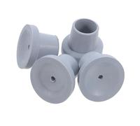 VICASKY Fundas De Repuesto De Goma para Silla De Ducha 4 Piezas Antideslizantes con Ángulos Y Orificio De 28,5 Mm para Uso En Hogares