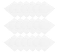 VICASKY Fundas para Discos CD y DVD de Papel Blanco, Paquete de 100 Unidades para Almacenamiento y organización en el hogar o Uso empresarial