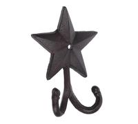 VICASKY Gancho de Pared de Hierro Fundido Vintage para Puerta, Perchero Decorativo para Jardín y Patio, Colgador Resistente para Llaves, Sombreros y Toallas, Estilo Europeo Retro