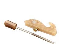 VICASKY Gancho Para Arco De Erhu Con Tornillo Accesorio y Fácil De Instalar Para Reparación Profesional De Instrumento Asiático Compatible Mayoría De Erhu Para Práctica y Actuaciones