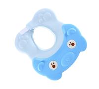 VICASKY Gorro de baño para niños pequeños, champú, gorro de ducha, gorro de ducha para bebé, gorro de ducha para suministro de baño de bebé, gorro de ducha, gel de sílice, azul