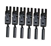 VICASKY Guitarra eléctrica puente cuerdas 6pcs Metal Guitarra Sillín Puentes Con Tornillos Nuevo Gaq76