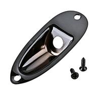 VICASKY Guitarra Estéreo Montaje Buje Placa De Guitarra Negro Reemplazo Y Estable Para Guitarra Eléctrica