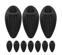 VICASKY Hebillas para Cuadro de Bicicleta de Montaña de Nailon Diseño Embebido y Paso Interno de Cables para Ciclismo, Paquete de 10 Unidades Negras