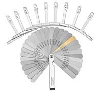 VICASKY Herramientas de Luthier para Guitarra Medidor de Radio de Cuerdas Inferiores Acero Inoxidable Calibrador de Espesores para Taller de Guitarra