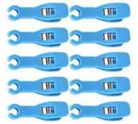 VICASKY Herramientas de Perforación de Plástico, Pinzas para Perforar Orejas, Diámetro Interior 8 Mm, 10 Piezas, Esterilizadas para Uso Profesional y Doméstico