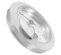 VICASKY Higrómetro Para Violín 50 Mm Plateado, Medidor Portátil De Humedad y Temperatura, Accesorio Para Estuche De Instrumentos Musicales, Control Preciso Para Cuidado De Cuerda