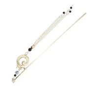 VICASKY Horquilla de Metal Borlas de Dragón Estilo Chino 1 Unidad Tamaño Único Palillo Pelo Mujeres Amantes del Zodiaco Uso Diario y Eventos Tradicionales