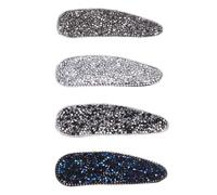 VICASKY Horquillas de diamantes de imitación para mujer 4pcs aleación accesorios para el cabello decoración para bodas y fiestas