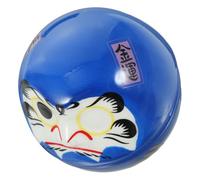 VICASKY Huevos de Dharma Zen Budismo Daruma Daruma Daruma- Daruma menea Maneki Neko Gato Fortunea Darum Mascota Figuras Japonesas Daruma Taza Riqueza Figuras Cerámica Azul