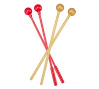 VICASKY Juego de 2 pares de baquetas de plástico para juguetes de percusión, material ABS apto para niños y niñas, para hacer música