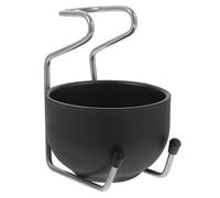 VICASKY Juego de 2 Piezas de Jabonera y Soporte Metálico para Afeitar, Tazón de Jabón para Afeitarse el Bigote Barba, Acero Inoxidable, Cuidado Masculino para Uso Doméstico y Viaje