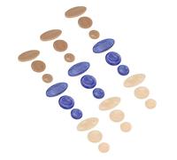 VICASKY Juego de 3 27 piezas Accesorios para Instrumentos Musicales Sax Botones Insertos Saxofón Llave de Shell Boquilla Para Saxofón Alto Saxofón Herramientas para Saxofón Soprano Azul