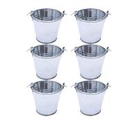 VICASKY Juego de 6 Mini cubos de flores decorativas para el hogar macetas creativas