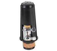 VICASKY Juego de Accesorios para Clarinete si Bemol, Tapa Protectora y Ligadura Negra, Compatible Boquillero, Accesorios para Instrumentos de Viento Madera, Kit para Músicos Principiantes