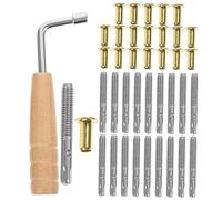 VICASKY Juego De Clavijas De Afinación Para Lira Llave Incluida, Accesorio Profesional Para Arpa De Lira, Repuesto De Pasadores Giratorios Para Instrumentos Musicales, Paquete De 1 Set