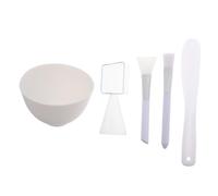 VICASKY Juego de Cuenco de Silicona y Espátula para Mascarilla Facial, Herramienta Fácil de Limpiar y Conveniente para Uso en Casa o Salón