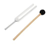 VICASKY Juego De Diapasón De Aleación De Aluminio Con Martillo Para y Pruebas Físicas Diapasones Metálicos Para Chakras y Guitarras Herramienta Terapéutica y Sensorial 2 Piezas