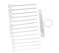 VICASKY Juego De Limas Para Ranurar Tuercas De Guitarra R174, Herramienta De Reparación De Luthier, Vara Plateada De Alta Precisión Para Madera y Latón, Kit Profesional Para Limado De Ranuras Cejuelas