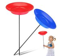 VICASKY Juego de malabares para - 2 juegos de platos de malabares con varillas, ideal para girar platos y para emocionantes actuaciones de circo - perfecto para pequeños artistas