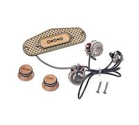 VICASKY Juego de pastillas para guitarras, 3 cuerdas, pastilla para guitarra eléctrica, humbucker-puente, púa humbucker-halspick pick-up guitarra eléctrica