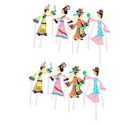 VICASKY Juego de sombras de 8 piezas, artesanía tradicional china para fomentar la creatividad y la imaginación para preescolares y clases de manualidades al azar