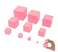 VICASKY Juguete Montessori para Niño Niña Pequeños Diseño Graduado De Madera Natural Desarrollo Motriz Fino y Habilidades Matemáticas Adecuado para Educación Temprana Preescolar