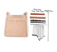 VICASKY Kalimba Portátil Teclas Piano De Pulgar Acrílico Fácil De Aprender Instalar