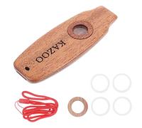 VICASKY Kazoo De Madera Natural Cera De Abejas 100% Alimentaria, Instrumento Musical Portátil Para Niños y Adultos, Juguete Musical Fácil De Aprender, Adecuado Para Principiantes y Obsequio