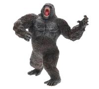 VICASKY King - Modelo Sasquatch Statue Action Gorilla Escultura Gorila Coleccionable Mini Gorila Chimpancés Estatua Naranja Estatua Jardín Niño Animal Regalo de Cumpleaños Plástico