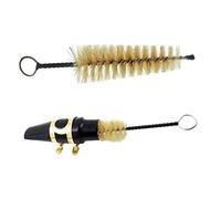 VICASKY Kit 2 Piezas Cepillo De Limpieza Para Boquilla De Saxofón, Herramienta Para Saxofón Profesional, Accesorios Para Instrumentos Musicales, Uso Para Saxofonistas Principiantes y Expertos