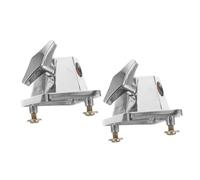 VICASKY Kit de batería de 2 piezas soporte de hierro para piso Tom altura ajustable duradero e instalación para varios instrumentos de percusión