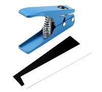VICASKY Kit de Guitarra de Bricolaje, Punzón Cortador de Púas de Guitarra, Material Metálico Resistente, para Crear Púas Personalizadas y Regalos Únicos para Guitarristas
