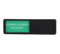 VICASKY Letrero de Puerta Corrediza Fácil de Limpiar Indicador de Estado Acrílico y Abs, Señal de Privacidad Deslizable para Salas de Conferencias y Hospitales