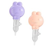 VICASKY Limpiador Manual para Bebés y Recién Nacidos, Aspirador Seguro de Silicona y Pp, 2 Piezas para Limpieza Efectiva Riesgo