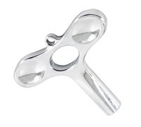 VICASKY Llave Estructura Simple de Metal Plata para Afinar Batería Accesorio para Teclas de Batería Adecuado para Bateristas Principiantes