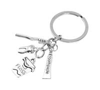 VICASKY Llavero de Avión, Regalo de Piloto, Llavero para Viajar Seguro, con Dijes para Vivir Tu Sueño, Recuerdo Inspirador de Vuelo.