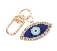 VICASKY Llaveros de la suerte con colgante de cuentas de ojo del mal, diseño moderno en aleación para bolsos y mochilas, para mujeres y niñas