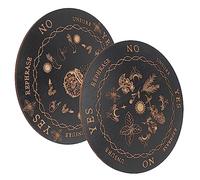 VICASKY Madera adivinación escritorio tablero cuarzo cristal péndulo decoración del hogar Wicca altar fiesta Prop