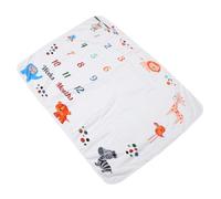 VICASKY Manta Conmemorativa del Crecimiento Manta para Recién Nacido para Fotos para Fotos de Recién Nacido de Felpa Mensual para Fondo de Fotografía de Dibujos Animados