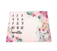 VICASKY Manta Foto Mensual para Recién Nacido Manta de Franela Sesión de Fotos Obsequio para Shower