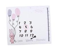 VICASKY Manta para Fondo de Fotos de Recién Nacidos Accesorios de Fotografía para Mantas de Conmemorativa para Bebés para Shower y Seguimiento del Crecimiento Mensual