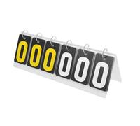 VICASKY Marcador de Mesa para Deportes 6 Dígitos, Plástico y Acrílico, Fácil y Puntuación Precisa para Billar y Baloncesto en Salas Deportivas y Competiciones