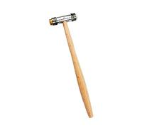 VICASKY Martillo pequeño con cabeza extraíble, mango de madera, martillo silencioso para reparación de joyas y relojes, herramienta de mano versátil para el hogar y manualidades